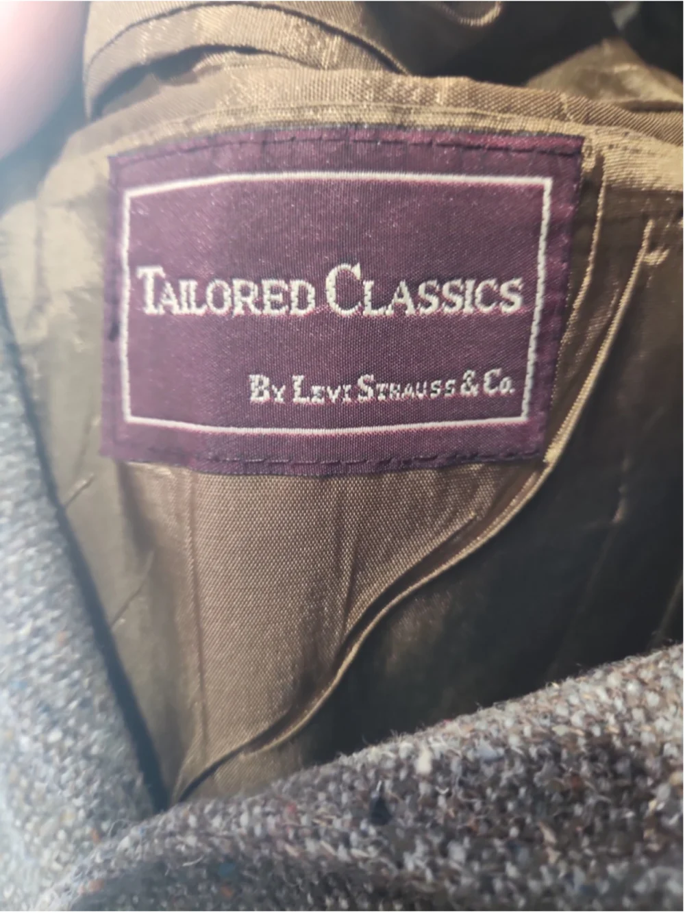 Levi's Strauss vintage Tailored Classics 100% wool 40R Excellent